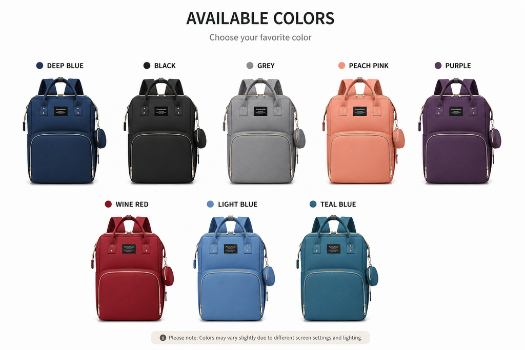 3-in-1 Multifunctional Diaper Bag with Portable Baby Bed